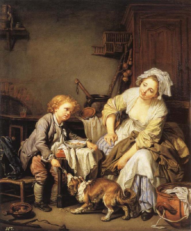 Jean Baptiste Greuze The Verwohnte child France oil painting art